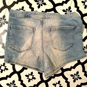 Top shop washed extra mini short with high waist